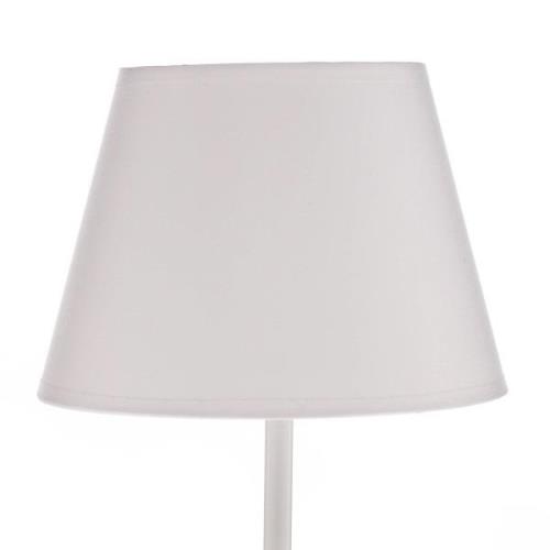 Bordlampe Soho, konisk højde 33 cm, hvid