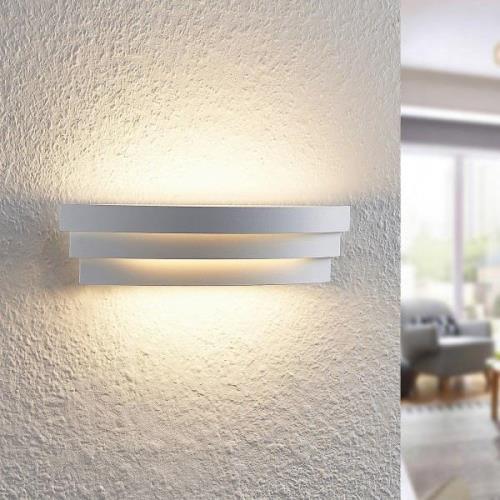 Arcchio Harun LED-væglampe i hvid, 30 cm