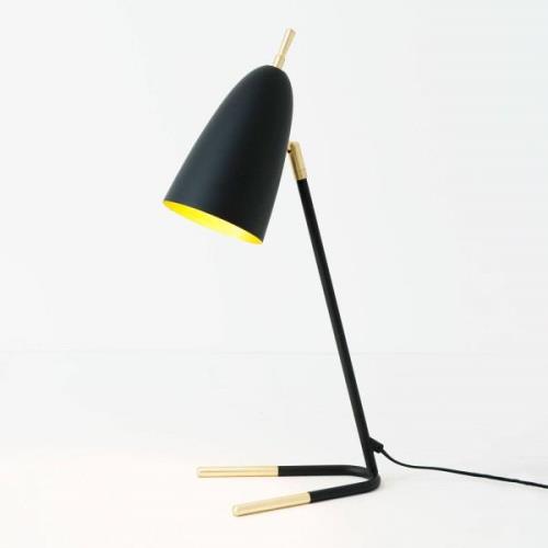 Obelisco bordlampe, vipbar skærm, sort