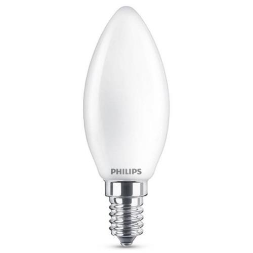 Philips E14 B35 4,3 W 827 LED-kertepære, 3.000 K
