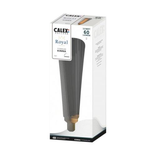 Calex Royal Kinna LED E27 3,5 W 2.000 K dim røg