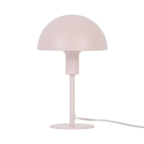 Ellen Mini bordlampe af metal, støvet rosa