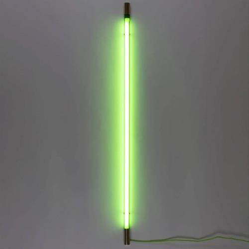 Linea Gold LED-væglampe, grøn