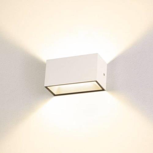 SLV Sitra LED udendørs væglampe op/ned 20 cm hvid