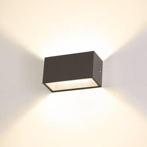 SLV Sitra LED udendørs væglampe op/ned 20 antracit