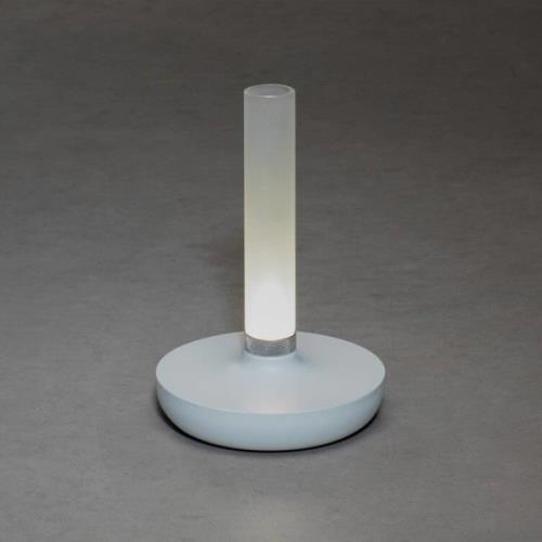 Biarritz LED-bordlampe, IP54, batteri, CCT, hvid