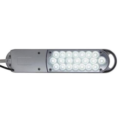 LED-bordlampe Atlantic m. Klemmefod sølv