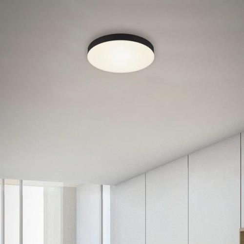 Flame LED-loftslampe, Ø 21,2 cm, sort