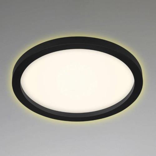 LED-loftlampe 7361, Ø 29 cm, sort