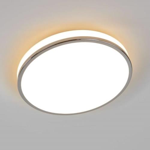 Lyss - LED loftslampe til badeværelset, kromkant