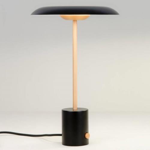 Hoshi LED-bordlampe med dæmper, sort-kobber