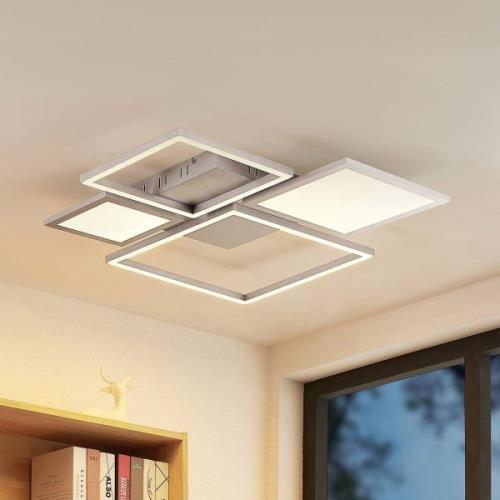 Lucande Narumi LED-loftslampe CCT, 75 cm, hvid