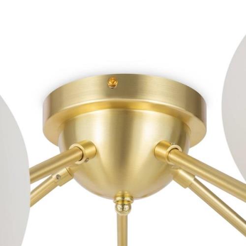 Maytoni Dallas loftslampe 20-lys, højde 25 cm, guld