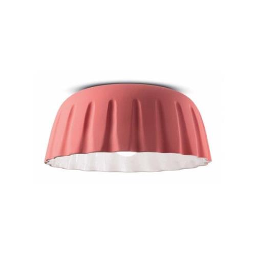 Loftslampe Madame Gres keramik højde 17 cm, pink
