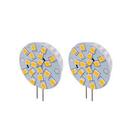 Arcchio LED-stiftsokkel G4 2,7 W 830 rund, 2 stk