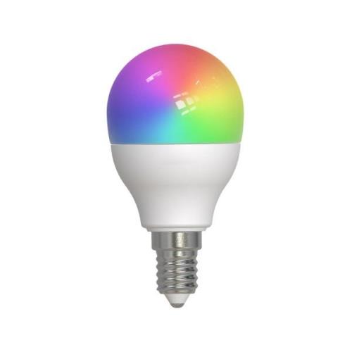 Prios Smart LED-dråbelampe E14 4,9 W RGBW CCT Tuya mat 3-pack