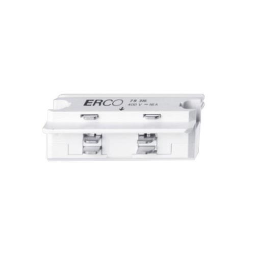 ERCO kobling til strømskinner, direkte, hvid