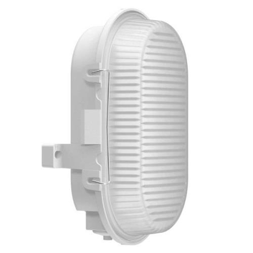 RZB Standard LED-væglampe, plast, oval, IP44