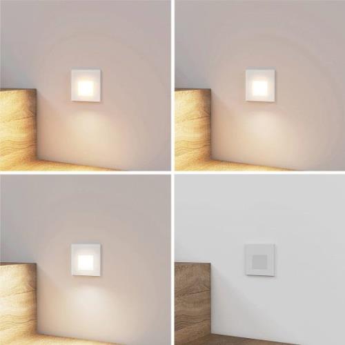 Arcchio Vexi LED indbygningslampe CCT, hvid 7,8 cm
