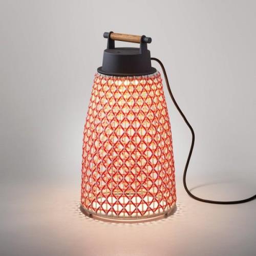 Bover Nans M/49 LED-bordlampe til udendørs brug, rød
