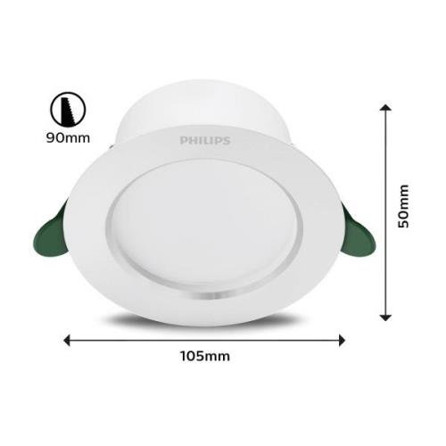 Philips Diamond Cut LED-spot 10,5 cm 400 lm/2,2 W 840