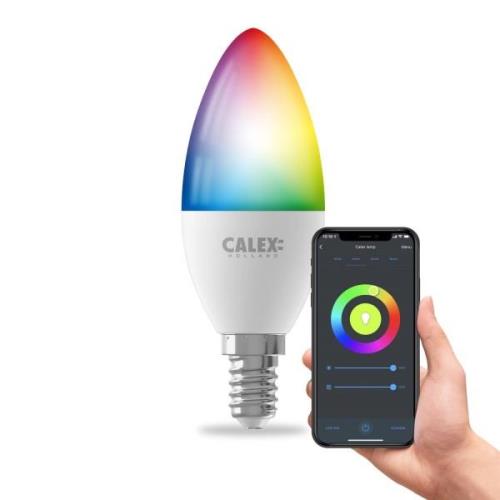 Calex Smart LED-kerte E14 B35 4,9 W CCT RGB