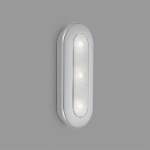 LED Push Light Row, batteridrift, 6.500 K, 15 cm