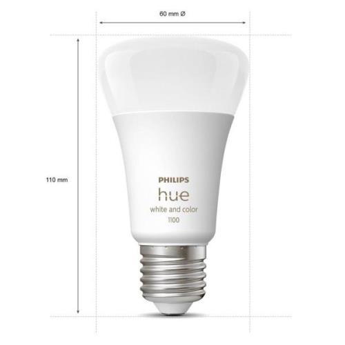 Philips Hue White&ColorAmbiance LED E27 9 W 1100lm