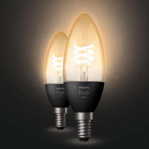 Philips Hue LED-kerte filament WhiteE14 4,5 W, 2