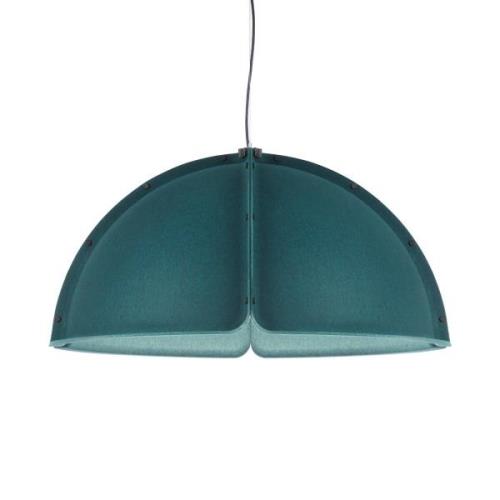 LED-pendel Hood 1x23W Ø120cm blågrøn