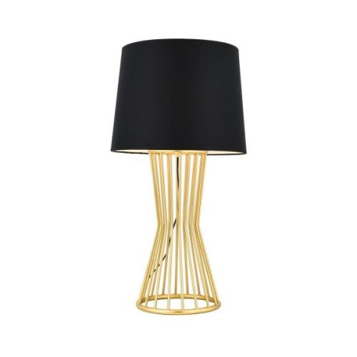 HML-9073-1BSA bordlampe i guld og sort