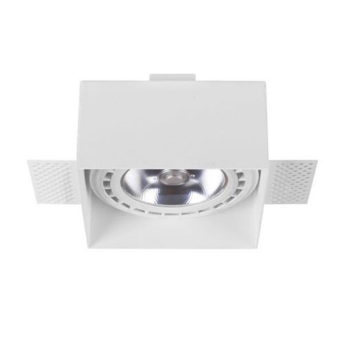 Mod Plus I indbygnings-downlight 1 lyskilde, hvidt