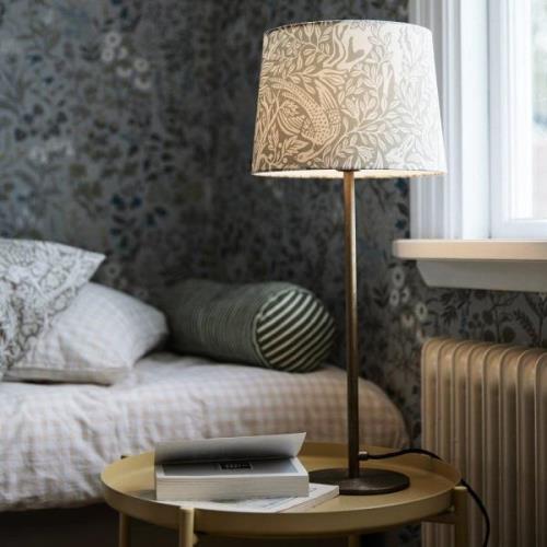 PR Home Bordlampe Base Sofia Elderberry grey Ø 25cm Højde 58cm