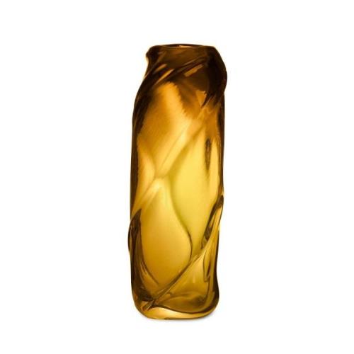 ferm LIVING Vase Water Swirl Tall, orange, højde 47 cm, glas