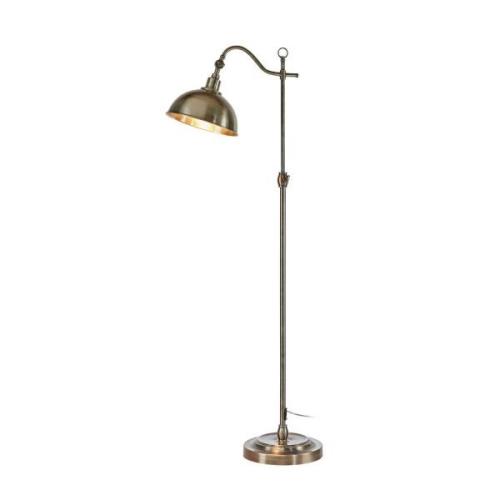 Domego gulvlampe, sølv antik, jern, højde 130 cm