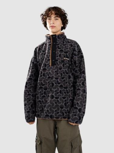 Columbia Helvetia II Printed Half Snap Fleece Hættetrøje med lynlås mø...