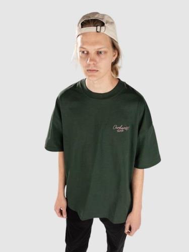 Carhartt WIP Signature Script T-shirt grøn