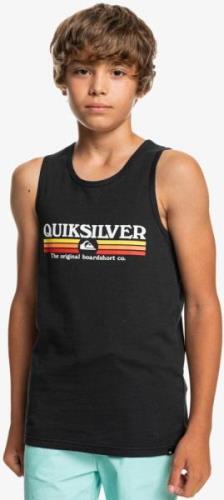 Quiksilver Lined Up Tank Top Drenge Tøj Sort 14