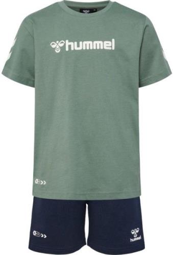Hummel Novet Tshirt, Sæt Drenge Tøj Grøn 116