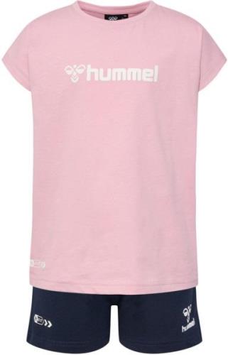 Hummel Nova Tshirt, Sæt Piger Tøj Pink 110
