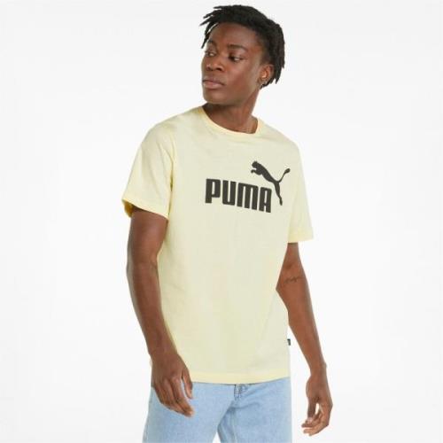 Puma Essentials Logo Tshirt Herrer Kortærmet Tshirts Gul S