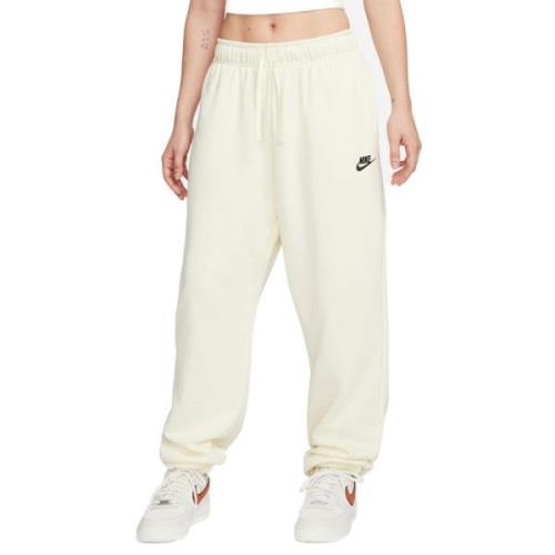 Nike Sportswear Club Fleece Midrise Oversized Bukser Damer Bukser Hvid...