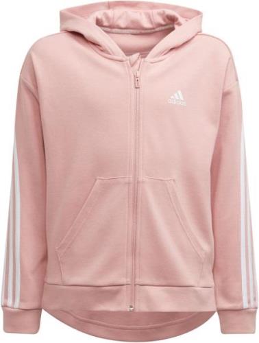 Adidas 3stripes Fullzip Hættetrøje Piger Tøj Pink 164