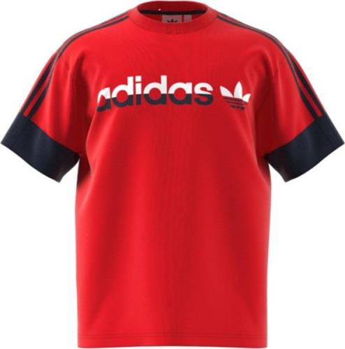 Adidas Adidas Sprt 3stripes Split Tshirt Herrer Kortærmet Tshirts Rød ...