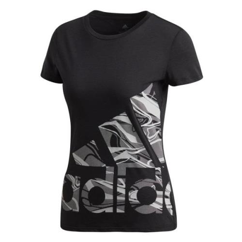 Adidas Logo Tshirt Damer Kortærmet Tshirts Sort M