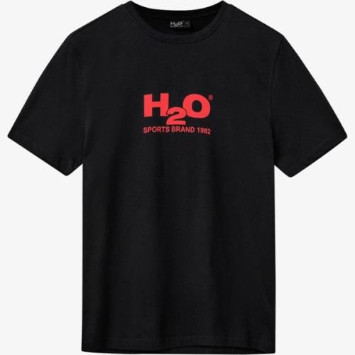 H2o Logo Tshirt Herrer Tøj Sort S