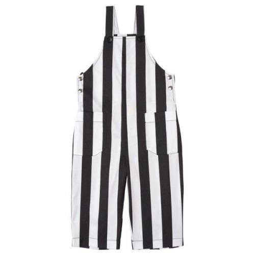 Marques Almeida Striped Overalls Black/White | Sort | 5 years