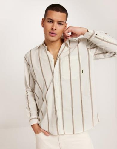 Woodbird WBYuzo Stripe Shirt Stribede skjorter Ternet/Stribet