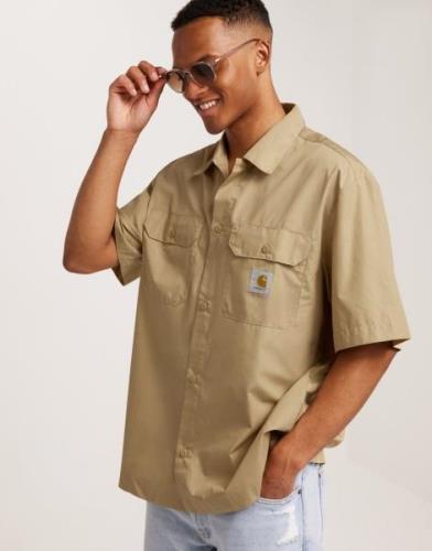 Carhartt WIP S/S Craft Shirt Kortærmede skjorter Beige