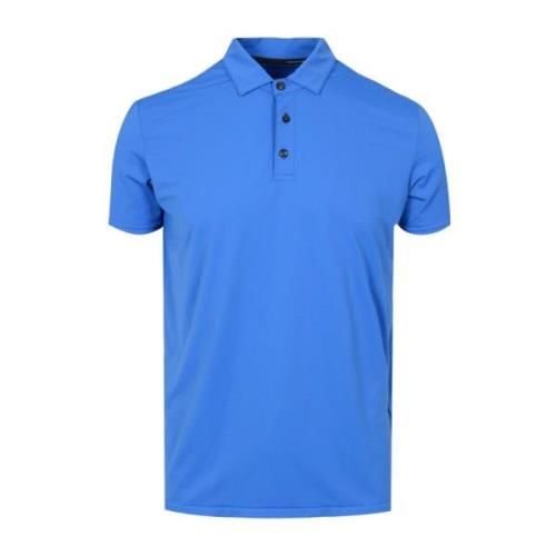 Clear Blue Tecno Wash Polo Shirt til Mænd